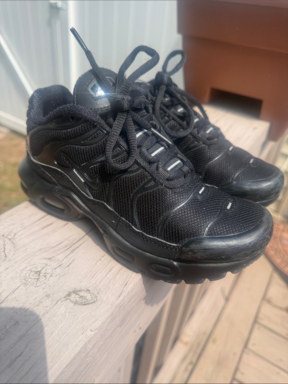 Nike Boys Air Max Plus Size: 1.5